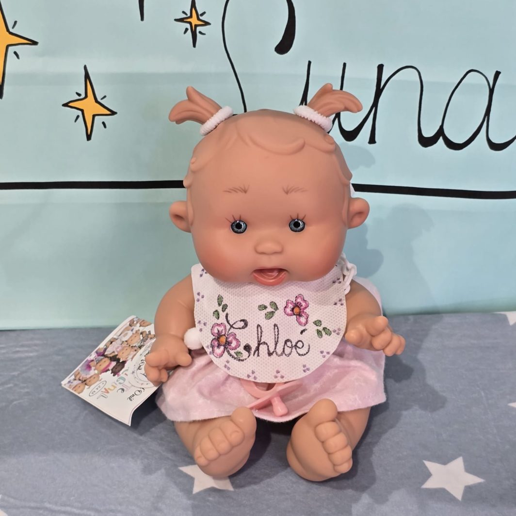 Muñeco Pepote niña, 2 coletas