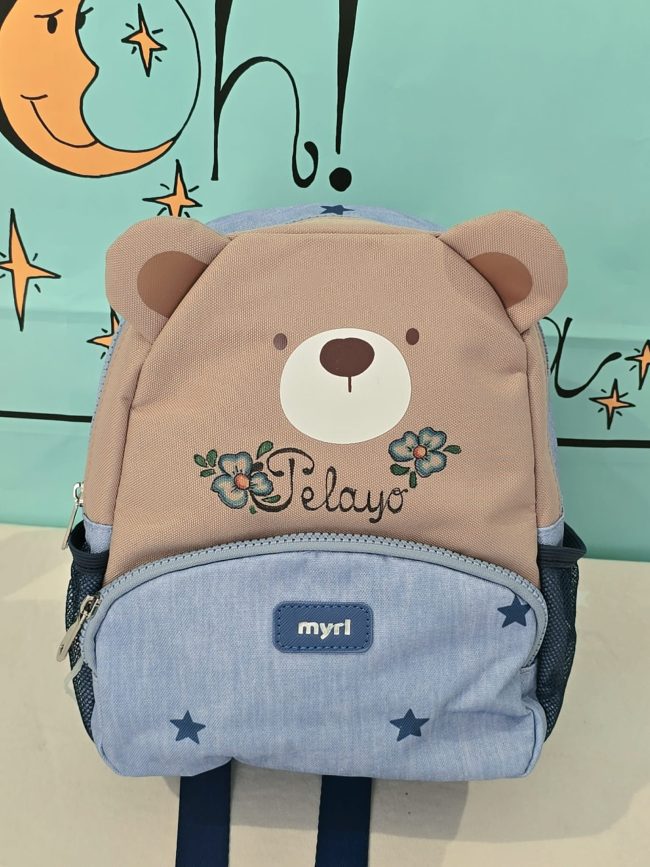 Mochila oso con estrellitas