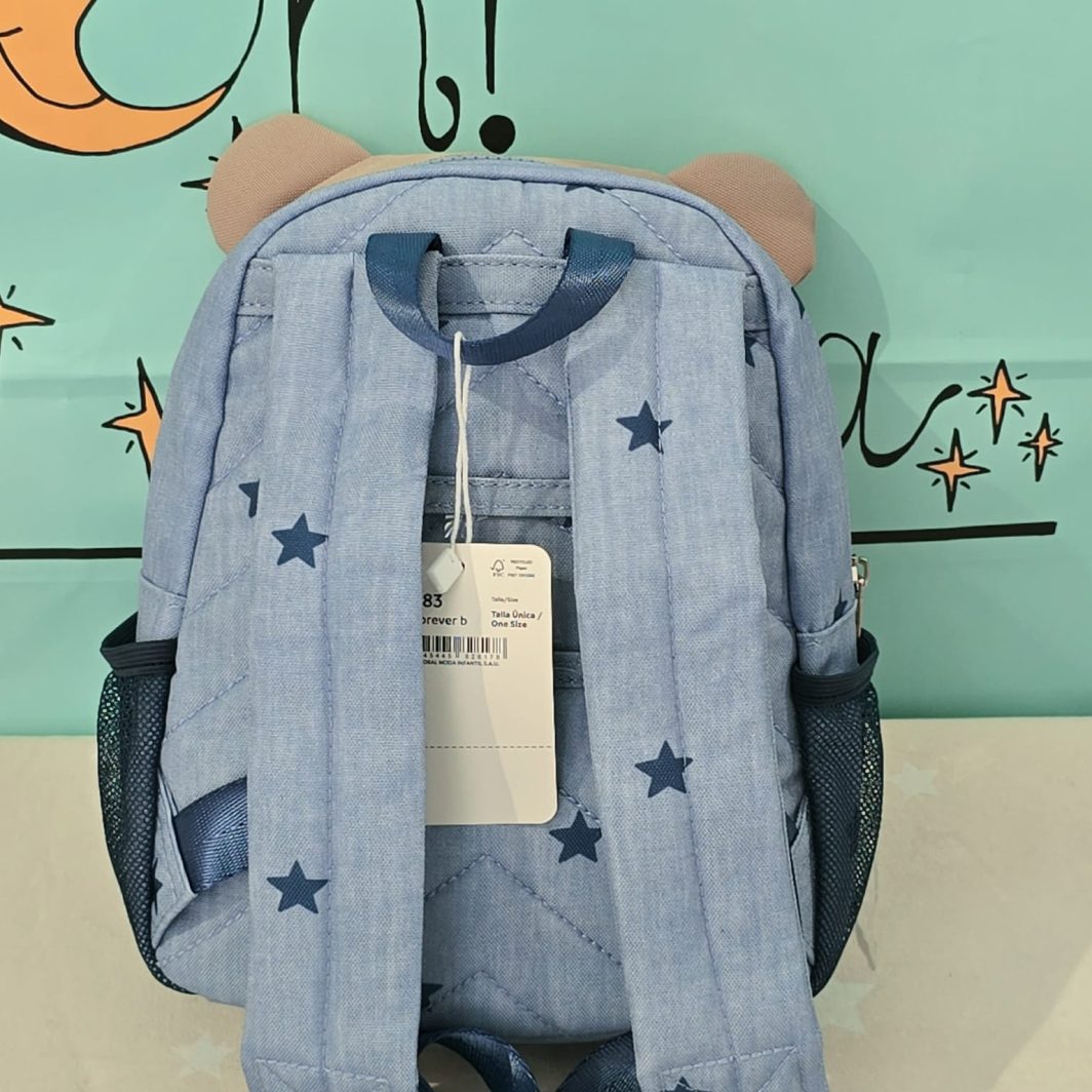 Mochila oso con estrellitas