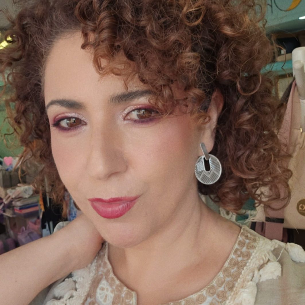 Pendientes ras colección duna baño plata