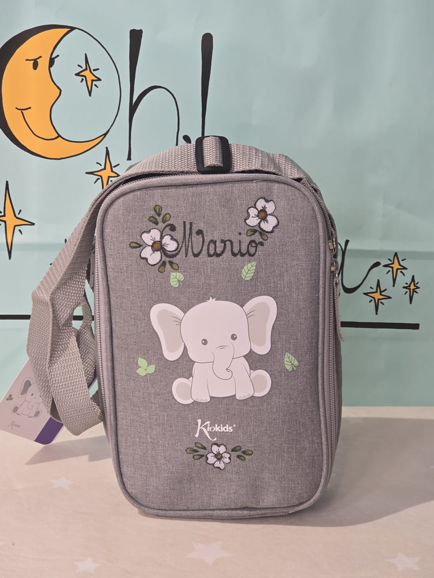 Bolsa térmica bebé elefante gris